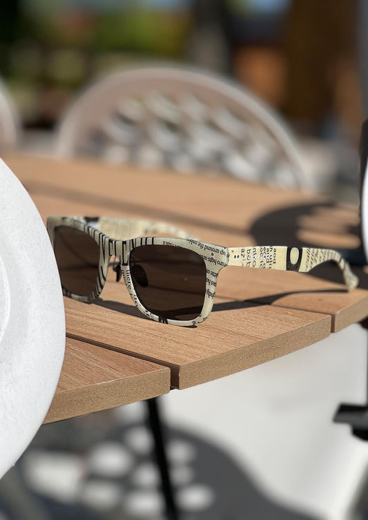 ReVision Wayfarer Óculos de Sol de Papel Reciclável e Ecológicos Moda Consciente Design Sustentável