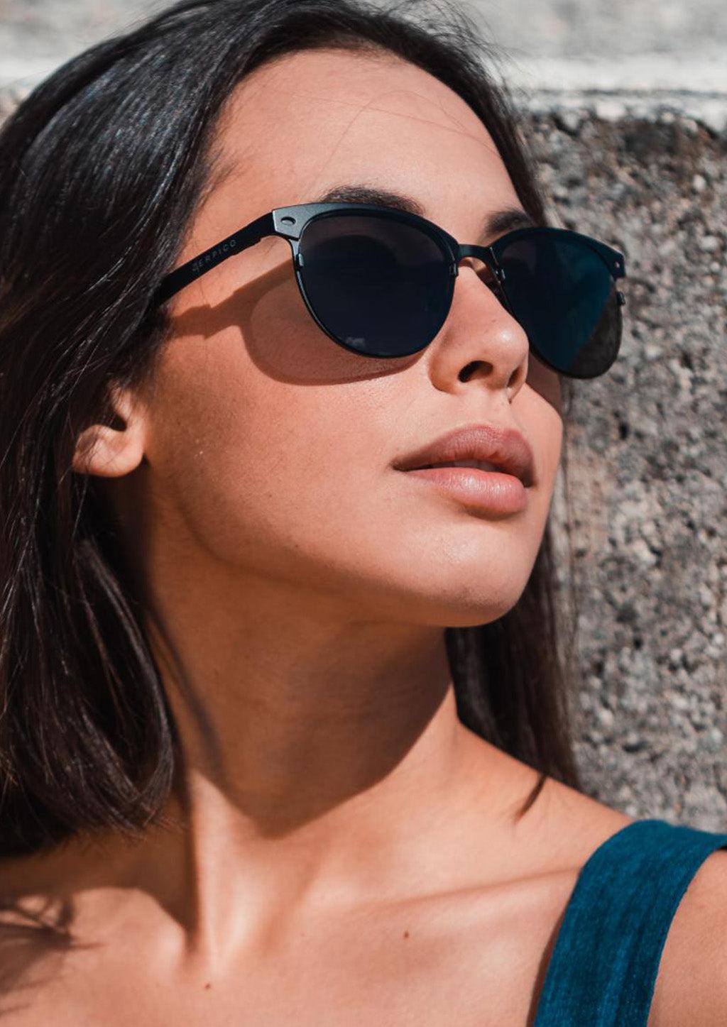 Óculos de Sol Clubmaster em Titânio V2 com Lentes Intercambiáveis Design Luxuoso Leve Durável
