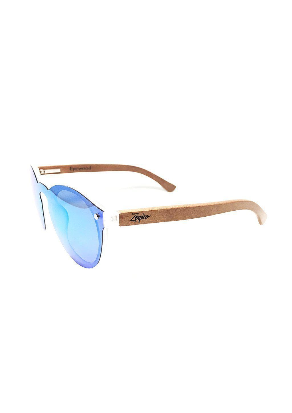 Eyewood Tomorrow Aquila Óculos de Sol de Madeira Artesanais com Estilo Vintage Futurista e Natureza
