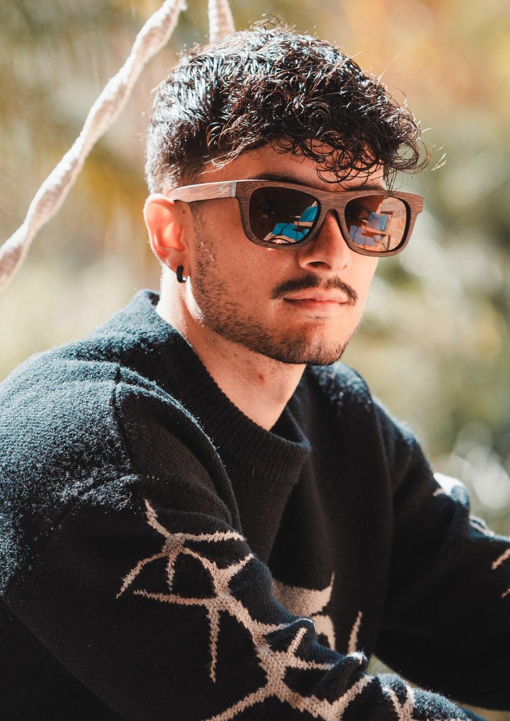 Eyewood Dream Wayfarer Marrom Edição Limitada Óculos de Sol Sustentáveis em Bambu Luxo Consciente