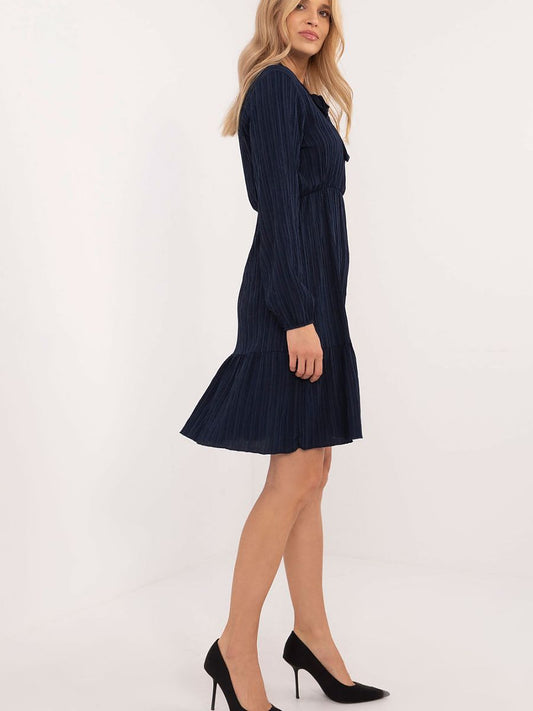 Vestido Daydress Modelo 202311 Och Bella Com Corte Evasê Em Poliéster E Elastano Ideal Para Trabalho E Dia A Dia