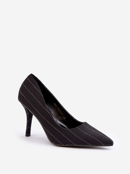 Scarpins Femininos Modelo 203544 Com Bico Fino E Palmilha Confortável Em Material Têxtil De Alta Qualidade