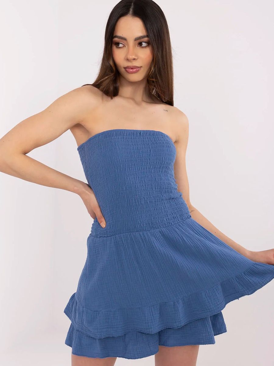 Macacão Italy Moda Modelo 212516 Em Algodão Confortável, Sem Mangas, Pernas Curtas, Visual Casual