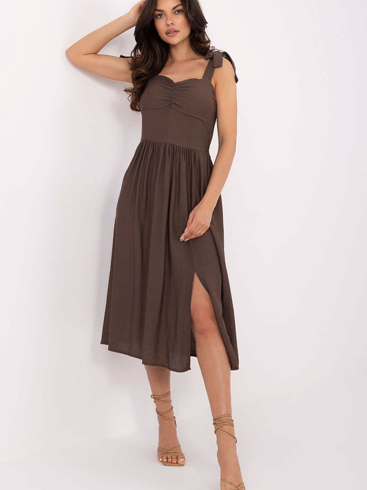 Daydress Modelo 215134 Italy Moda Leve Para O Verão Com Corte Evase E Silhueta Suave