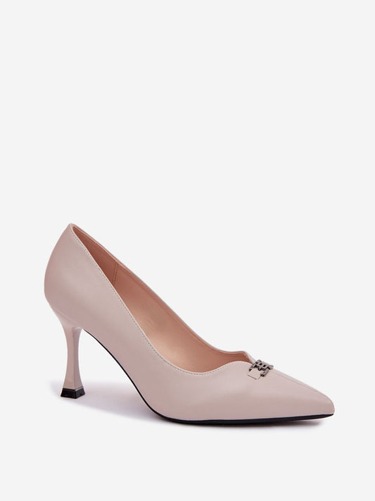 Sapatos De Salto Alto Vinceza Modelo 228410 Pontas Finas Elegante Passo Em Estilo Para Ocasiões Especiais