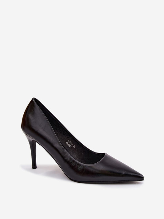 Sapatos Salto Fino Stiletto Em Couro Ecológico Envernizado Modelo 228769 Elegância E Estilo