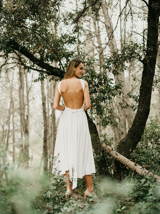 INFINITY MIDI DRESS