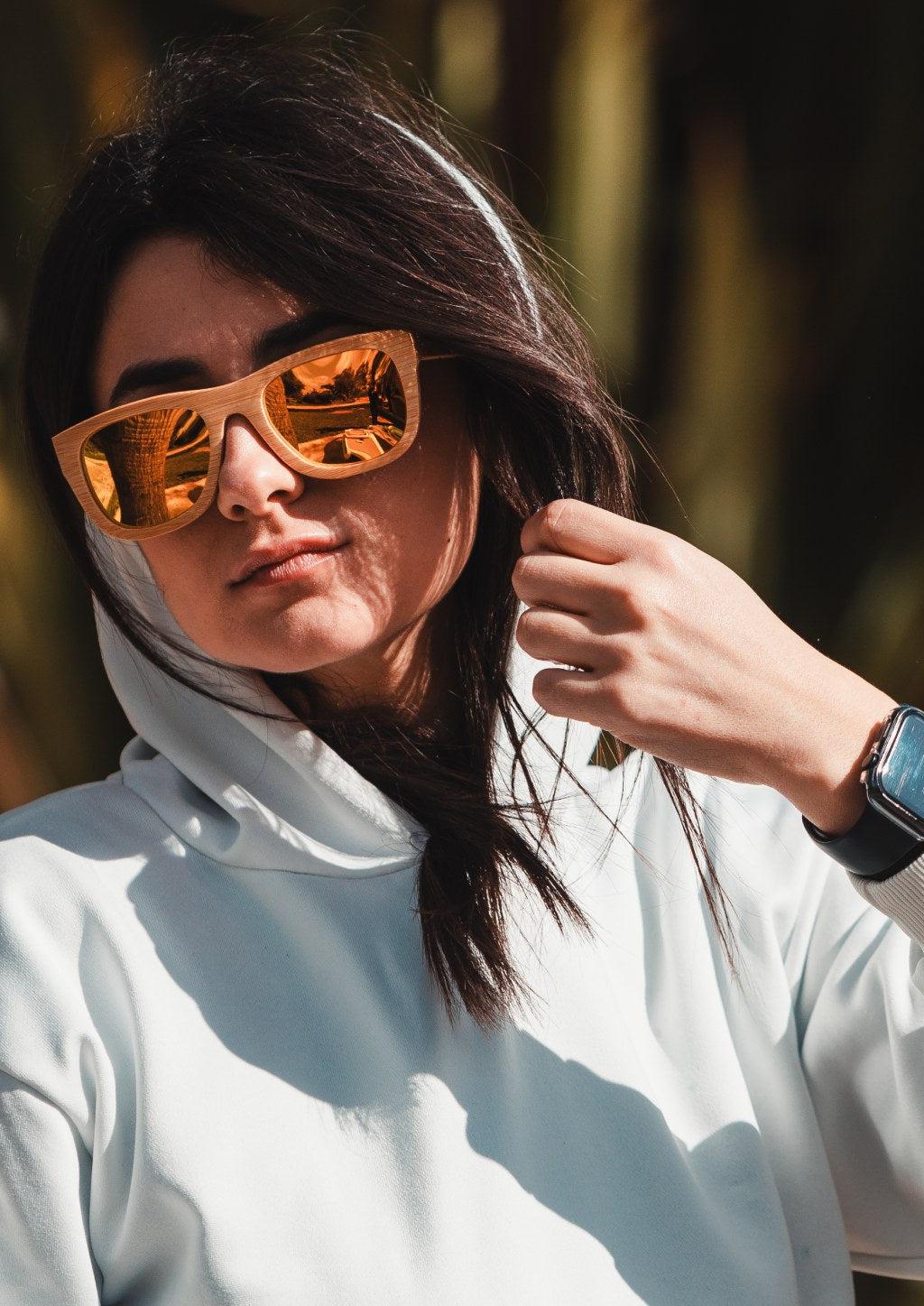 Dream Eyewood Wayfarer Natural Edição Limitada Óculos De Sol Totalmente Bambu Sustentável