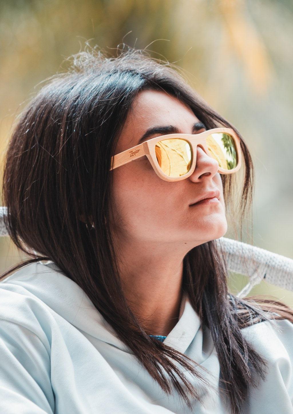 Dream Eyewood Wayfarer Natural Edição Limitada Óculos De Sol Totalmente Bambu Sustentável