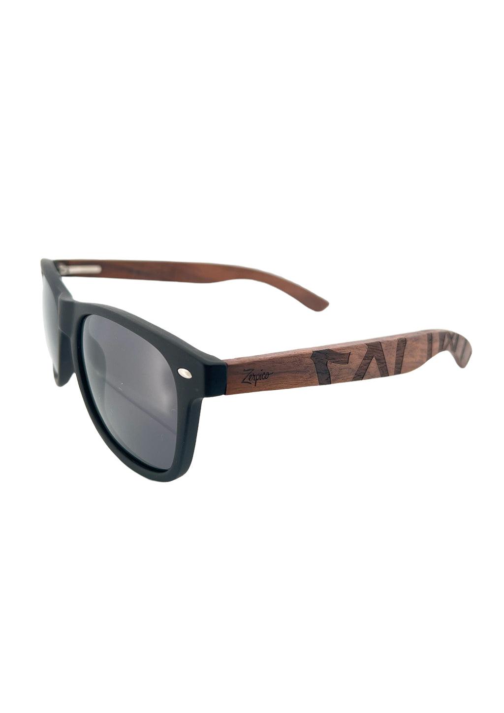 Eyewood Óculos de Sol de Madeira Gravados com Runas Viking Suomi Estilo Wayfarer Artesanais