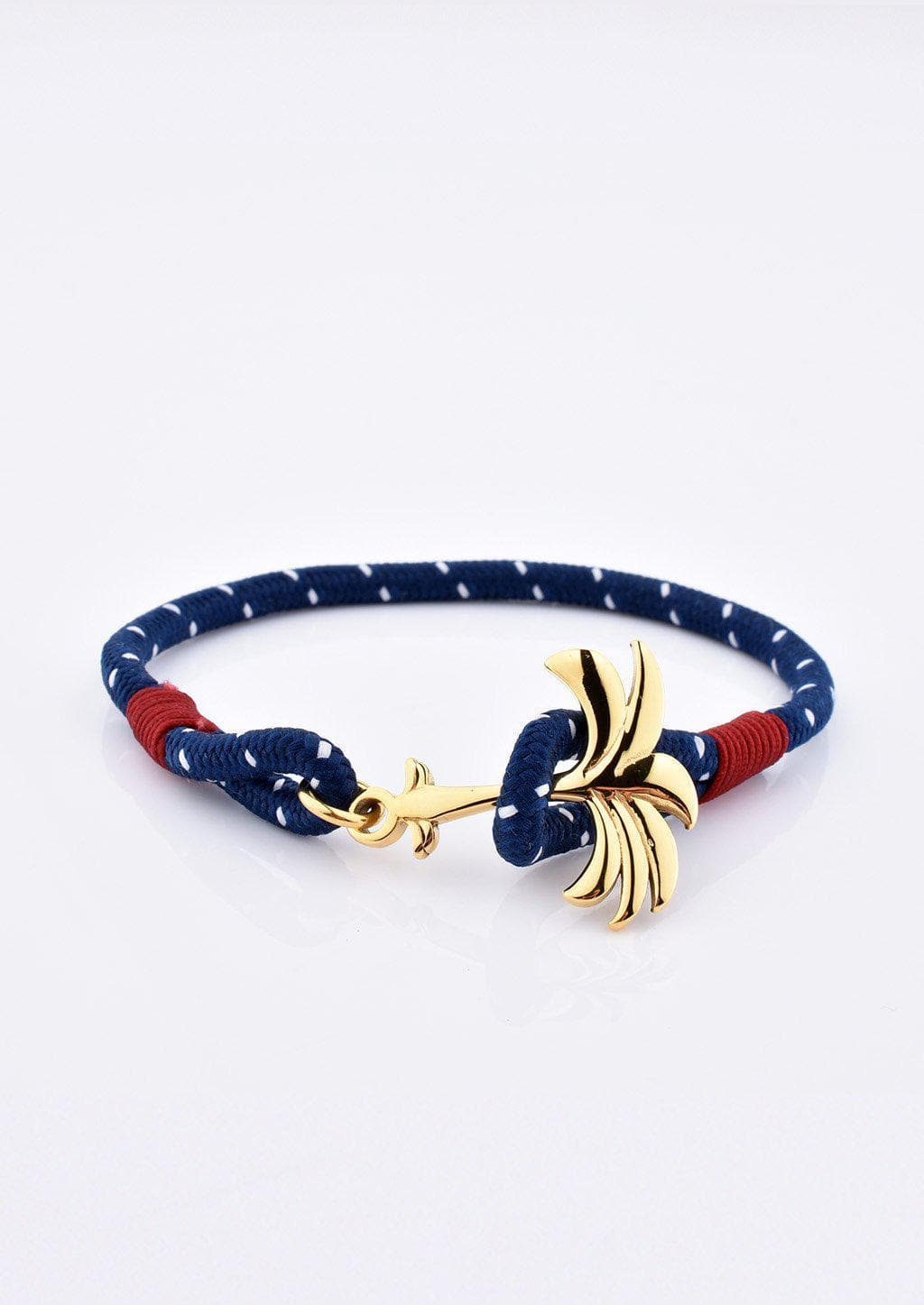 Pulseira Palmband Seven Seas Single Luxo Moderno Acessível Com Motivo Palma Âncora Irradia Felicidade
