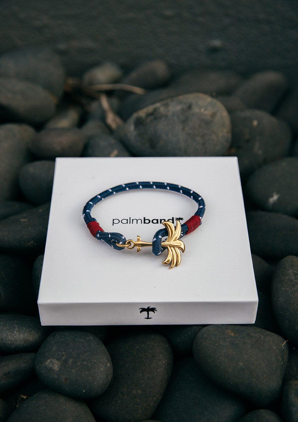 Pulseira Palmband Seven Seas Single Luxo Moderno Acessível Com Motivo Palma Âncora Irradia Felicidade