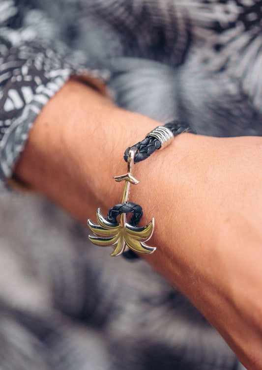 Pulseira Palm Band Twilight Silver Contemporânea Luxo Acessível Perfeita Para Estilos Casuais E Sociais
