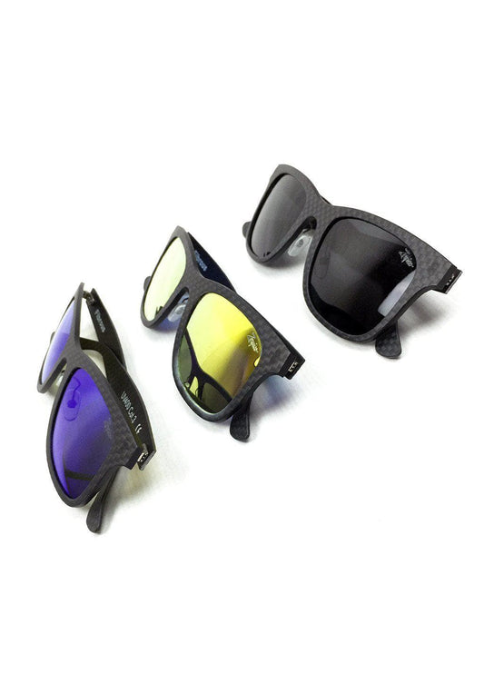 Lentes Extras Fibrous V2 Compatíveis Com Óculos De Sol Fibrous V2 Azul Preto Dourado