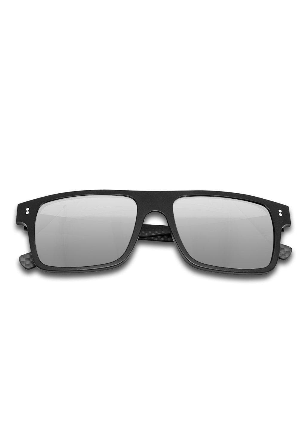 Óculos de Sol Hybrid Cubic Carbono e Acetato Estilo Quadrado Moderno Conforto Durável