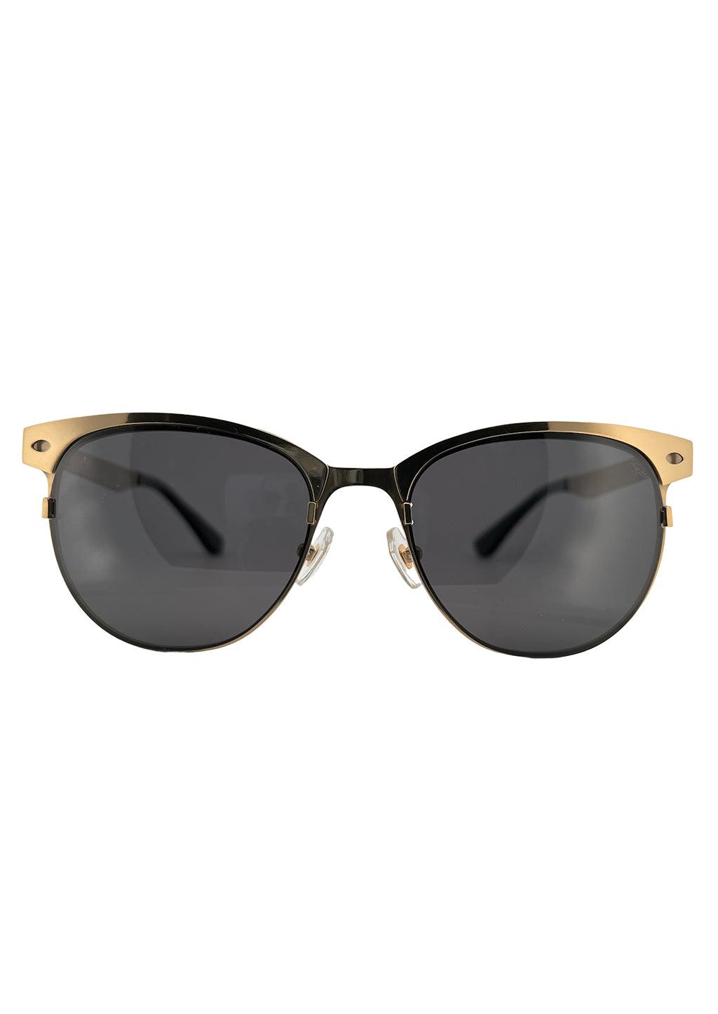 Óculos de Sol Clubmaster em Titânio V2 com Banho de Ouro 24K Marcante Design Leve e Resistente
