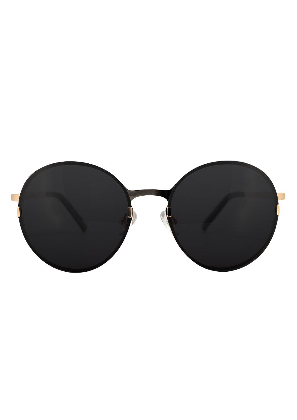 Óculos De Sol Redondos De Titânio Banhados A Ouro 24K Real V2 Feitos Sob Encomenda Exclusivos