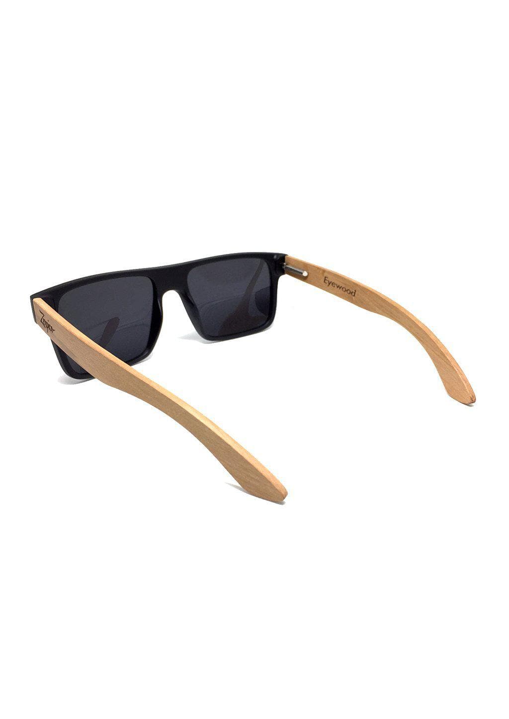Óculos de Sol Eyewood Square Bale Armação Manual em Plástico de Alta Resistência e Jacarandá