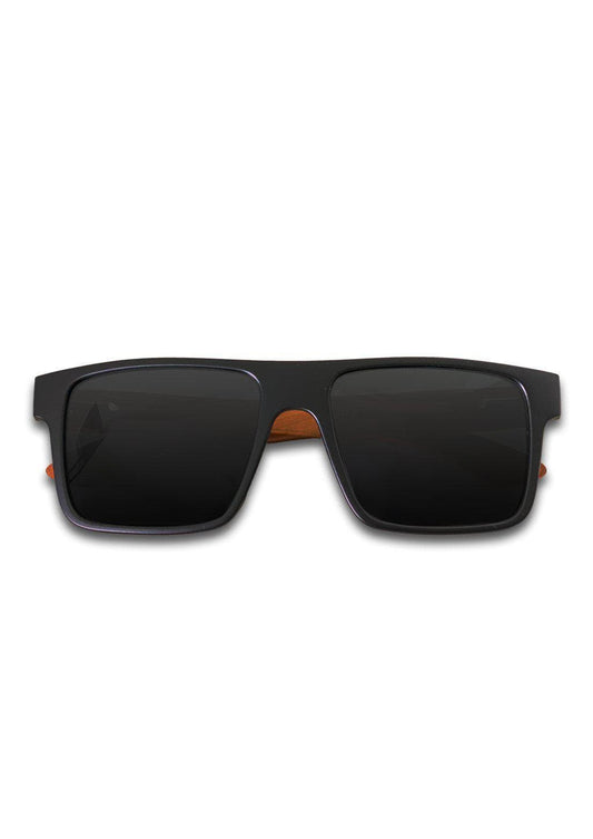 Óculos de Sol Eyewood Square Bale Armação Manual em Plástico de Alta Resistência e Jacarandá