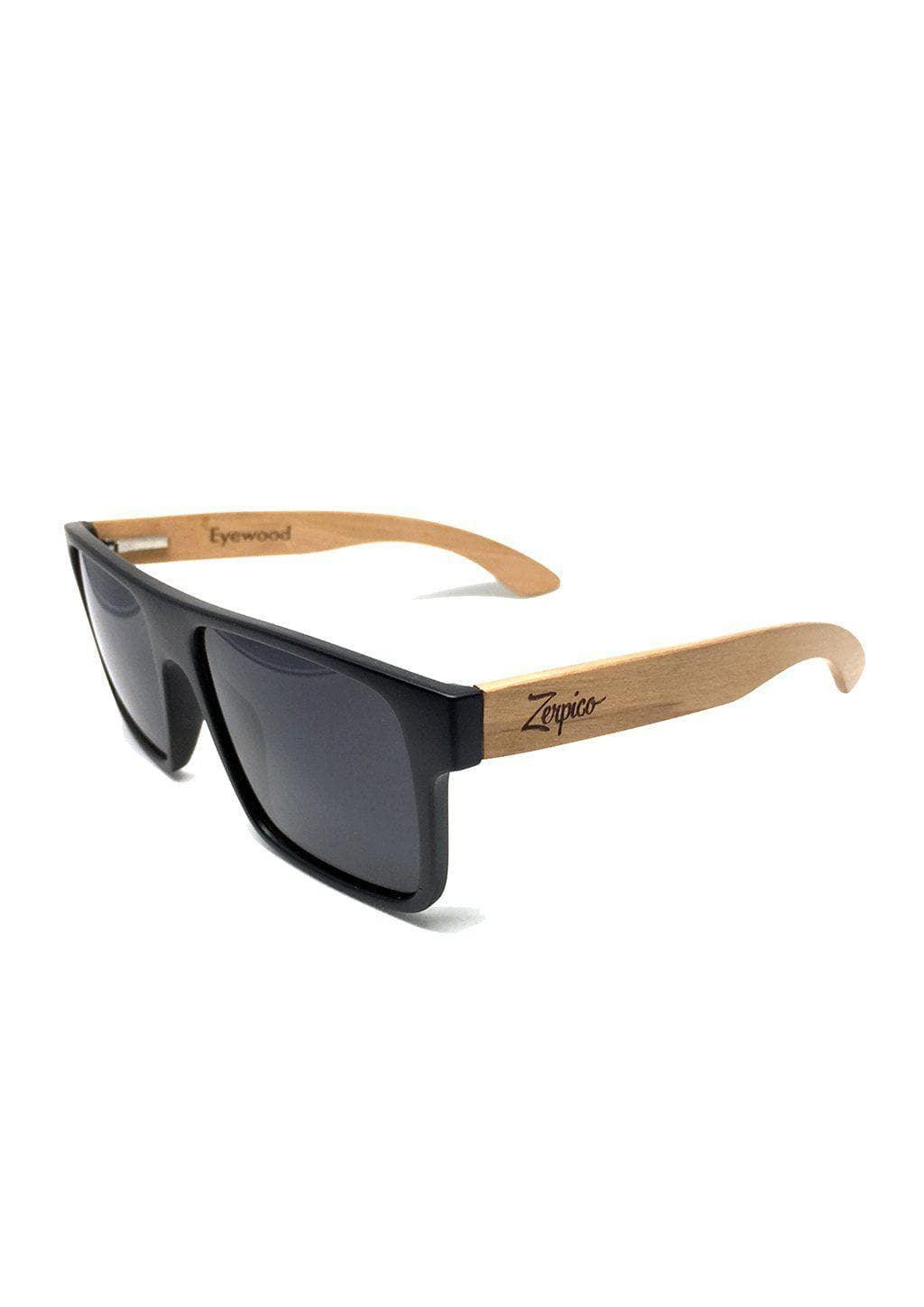 Óculos de Sol Eyewood Square Bale Armação Manual em Plástico de Alta Resistência e Jacarandá