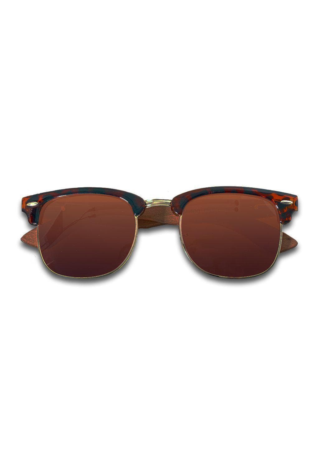 Óculos de Sol Eyewood Clubmaster Cassidy Feito à Mão em Plástico e Jacarandá com Design Natural