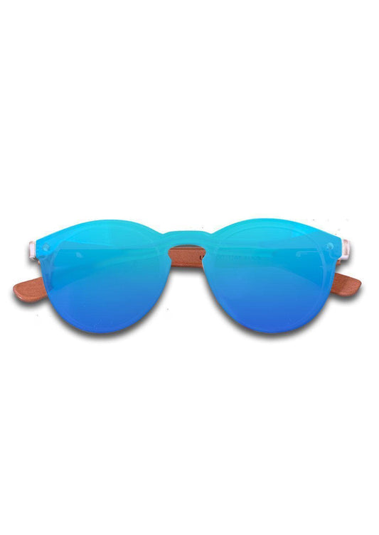 Eyewood Tomorrow Aquila Óculos de Sol de Madeira Artesanais com Estilo Vintage Futurista e Natureza