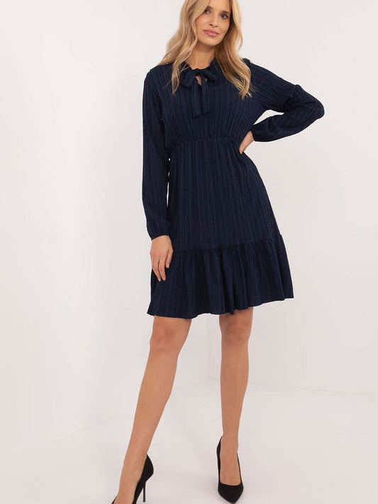 Vestido Daydress Modelo 202311 Och Bella Com Corte Evasê Em Poliéster E Elastano Ideal Para Trabalho E Dia A Dia