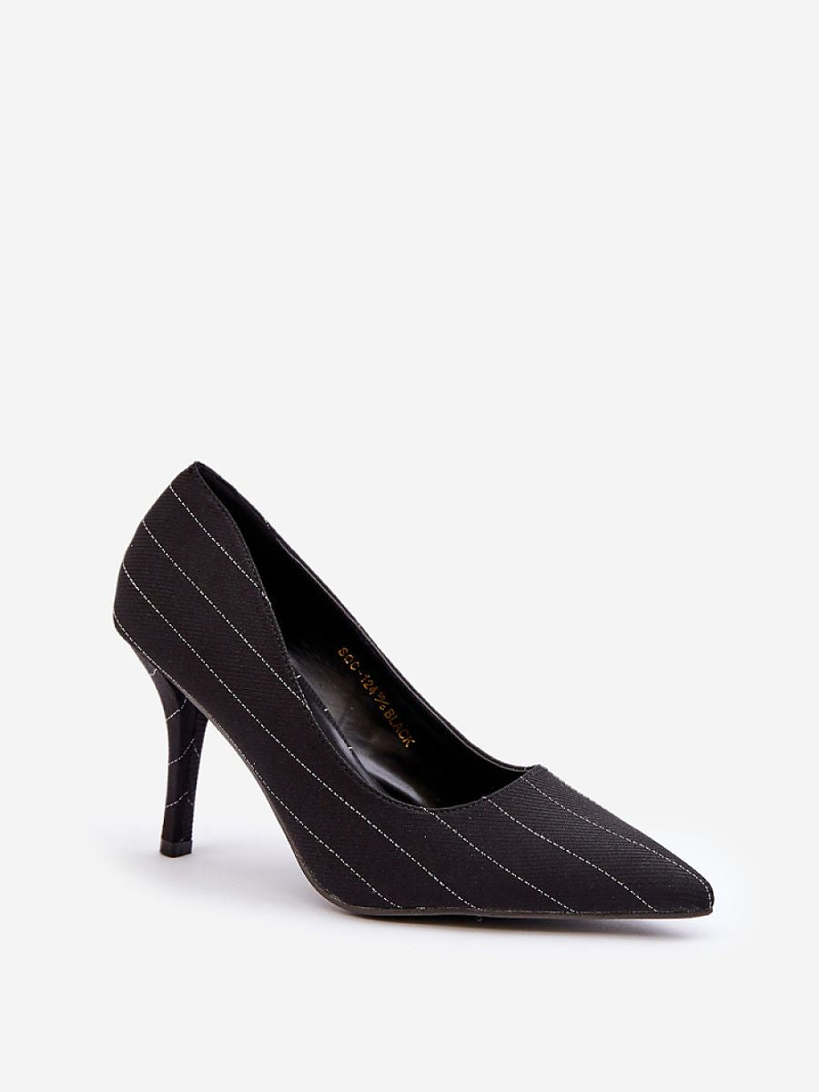 Scarpins Femininos Modelo 203544 Com Bico Fino E Palmilha Confortável Em Material Têxtil De Alta Qualidade