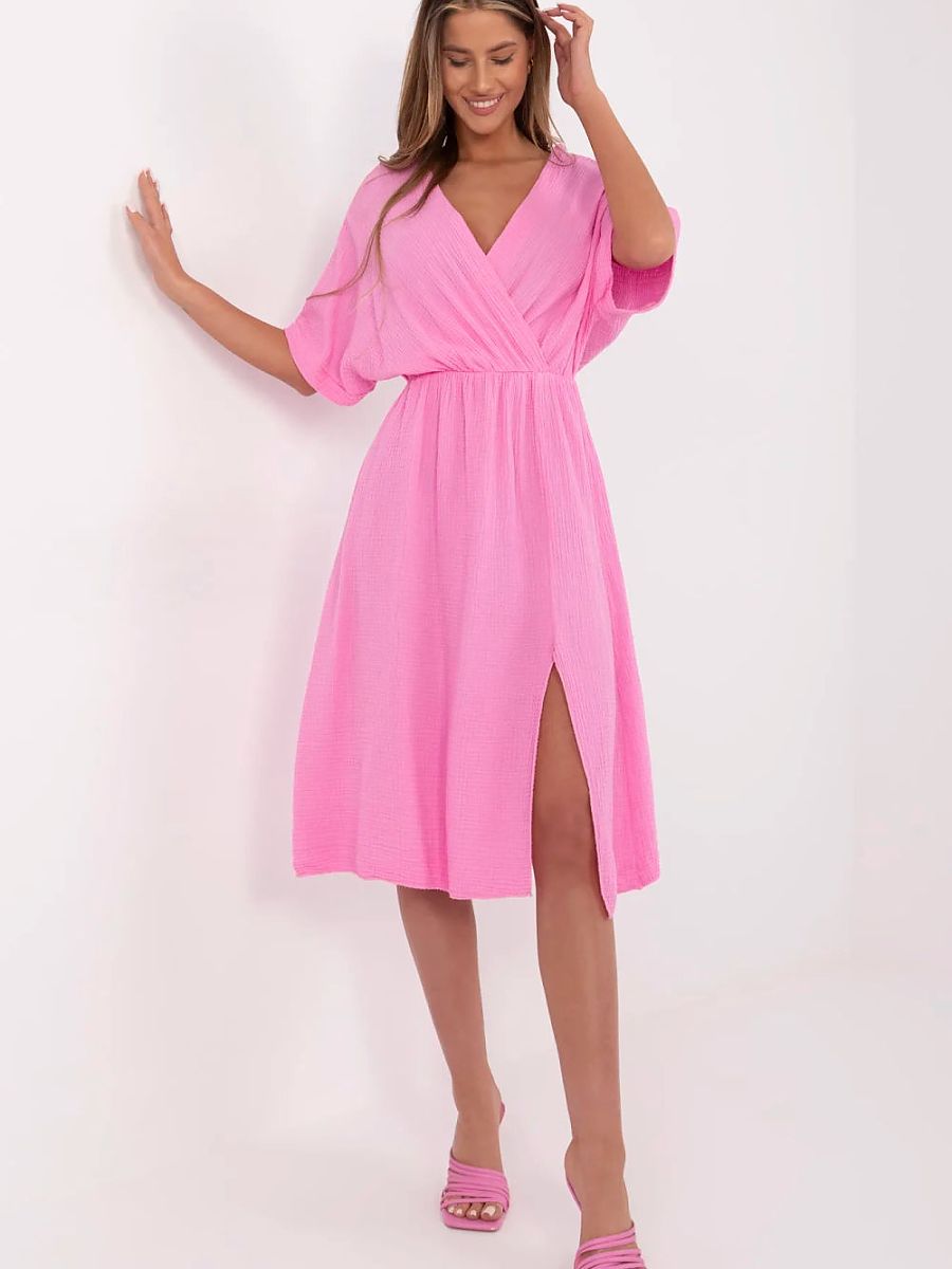 Daydress Modelo 212055 Italy Moda Algodão Muslin Respirável Conforto Máximo E Estilo Atemporal Verão