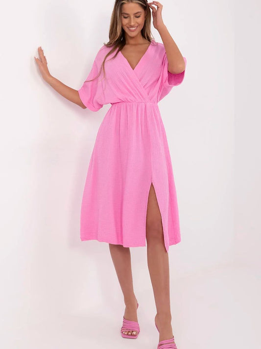 Daydress Modelo 212055 Italy Moda Algodão Muslin Respirável Conforto Máximo E Estilo Atemporal Verão