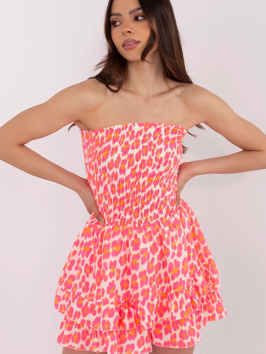 Macacão Modelo 212517 Italy Moda Jumpsuit Confortável Em Algodão Macio Leve