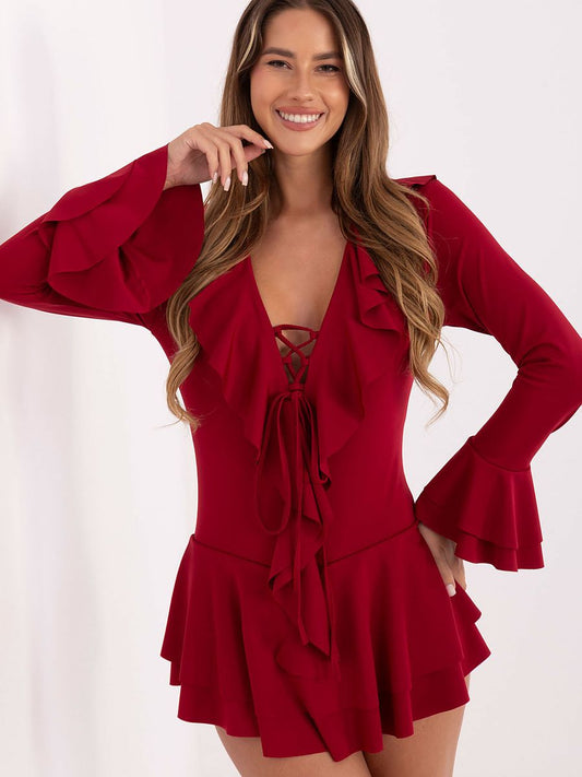 Macacão Curto Suit Model 219055 Rue Paris Elegante Confortável Para O Dia A Dia