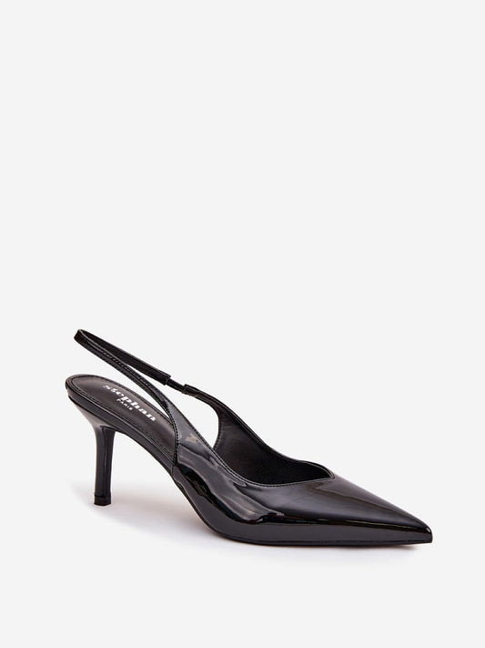 Scarpins Femininos De Salto Alto Modelo 221165 Passo Em Estilo Para Trabalho E Noite