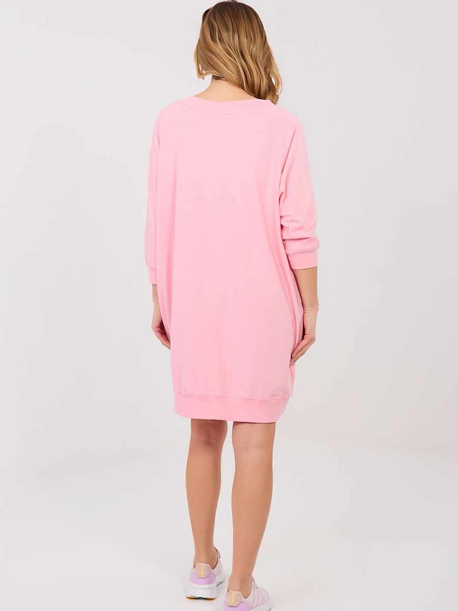 Vestido Suéter Daydress Modelo 224941 BFG Conforto Diário Em Algodão 90 Por Cento Elastano