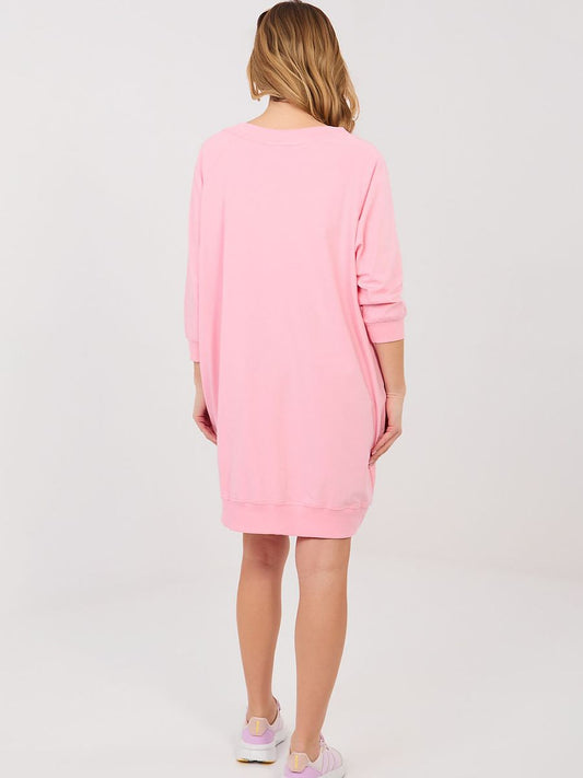 Vestido Suéter Daydress Modelo 224941 BFG Conforto Diário Em Algodão 90 Por Cento Elastano