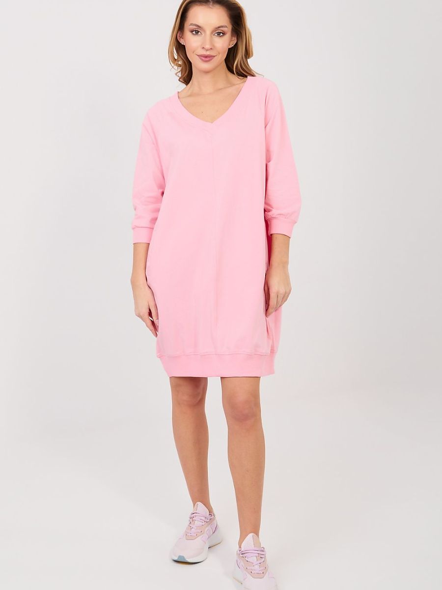 Vestido Suéter Daydress Modelo 224941 BFG Conforto Diário Em Algodão 90 Por Cento Elastano