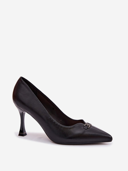 Saltos Altos Femininos Vinceza Modelo 228409 Passo Em Estilo Ocasiões Especiais Bico Pontiagudo Alongam as Pernas